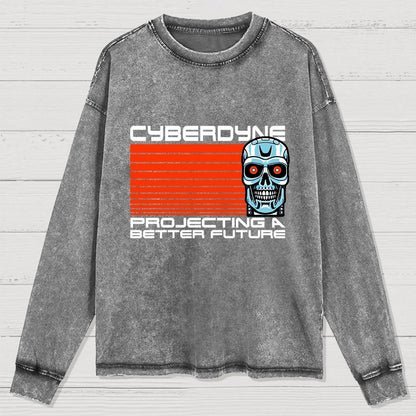 Future Robot Company Washed Long Sleeve Tee