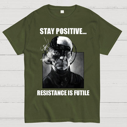 Stay positive... Persistence is key Geek T-Shirt