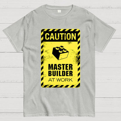 Caution Master Builder Geek T-Shirt