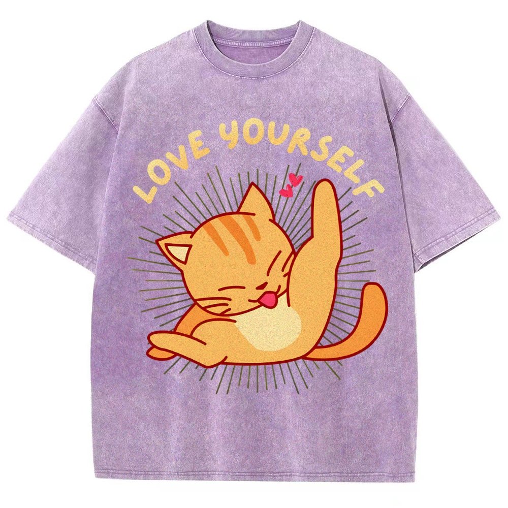 Love YourSelf Vintage Distressed T-shirt