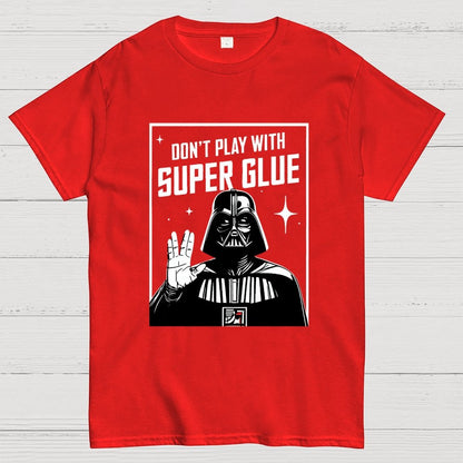 Galaxy Safety Tip Keep away from super glue Geek T-Shirt