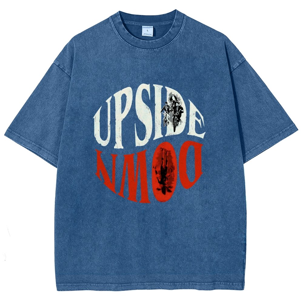 Upside Down Vintage Distressed T-shirt