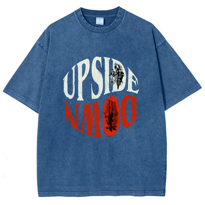 Upside Down Vintage Distressed T-shirt
