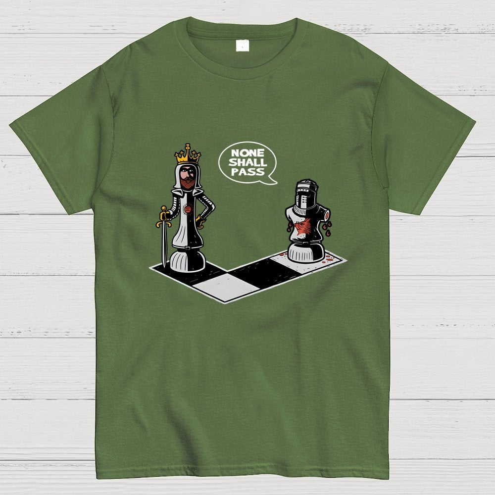 Black Knight Check Geek T-Shirt