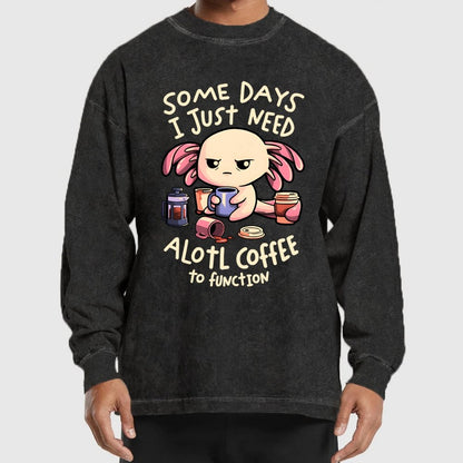 Alotl Coffee Washed Long Sleeve Tee