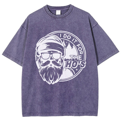 I Do It For The Ho's Vintage Distressed T-shirt
