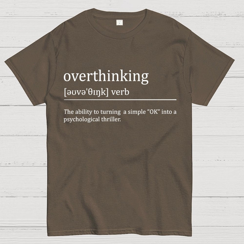 Overthinking definition Unisex Geek T-Shirt