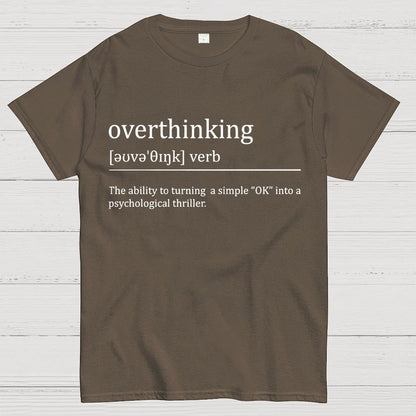 Overthinking definition Unisex Geek T-Shirt