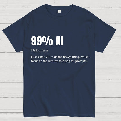 99% Artificial Intelligence Geek T-Shirt