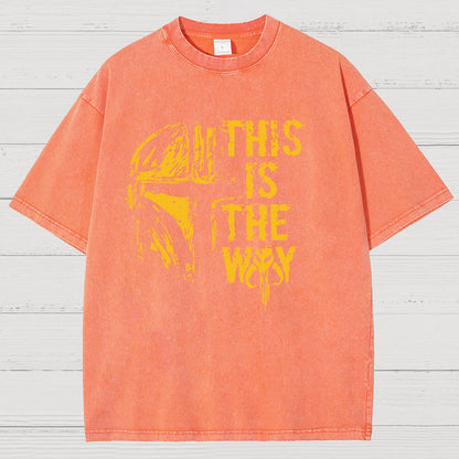 This Is The Path Vintage Distressed T-shirt