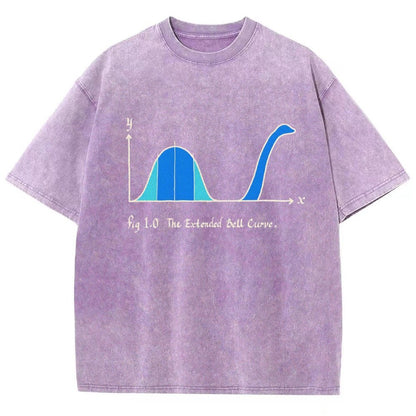 The Extended Bell Curve Vintage Distressed T-shirt