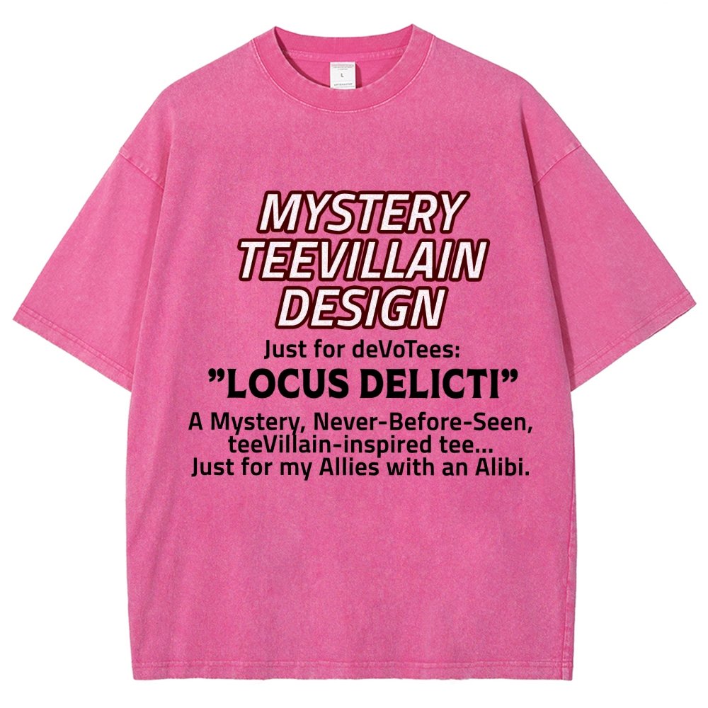 Locus Delicti Vintage Distressed T-shirt