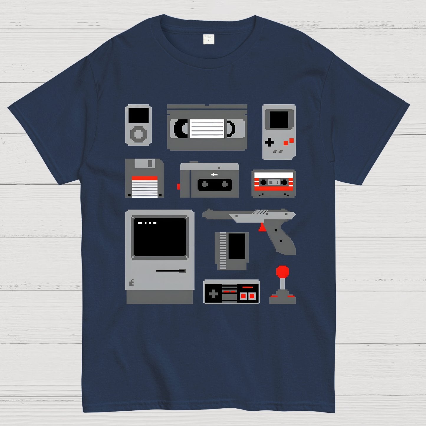 Pixelated Memories Vintage Geek T-Shirt