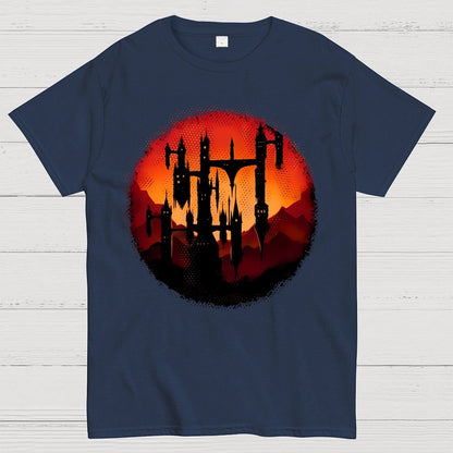 Castle Sunset Geek T-Shirt