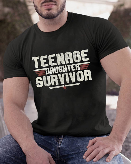 Teenage Daughter Survivor Vintage Geeky T-Shirt