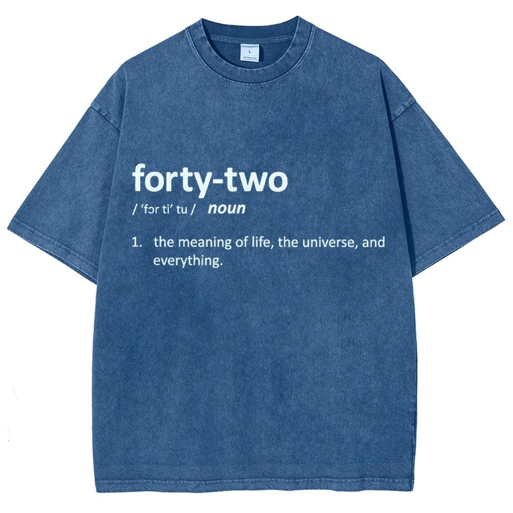 42 Definition Vintage Distressed T-shirt