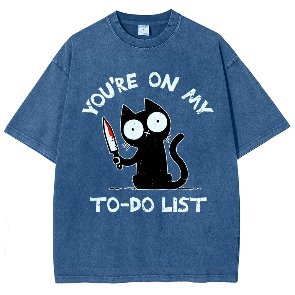 You're On My To-Do List Vintage Distressed T-shirt