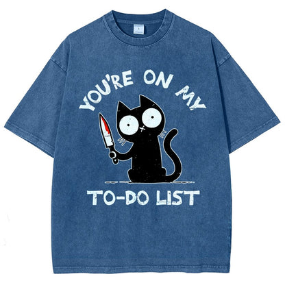 You're On My To-Do List Vintage Distressed T-shirt