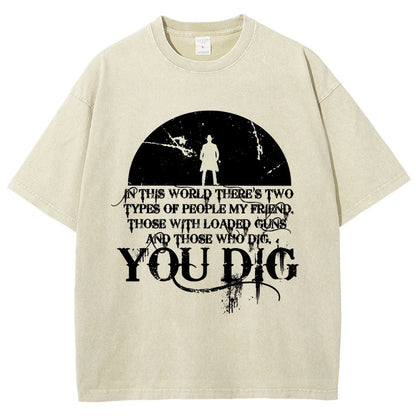 In This World There's Two Kinds Of People Vintage Distressed T-shirt