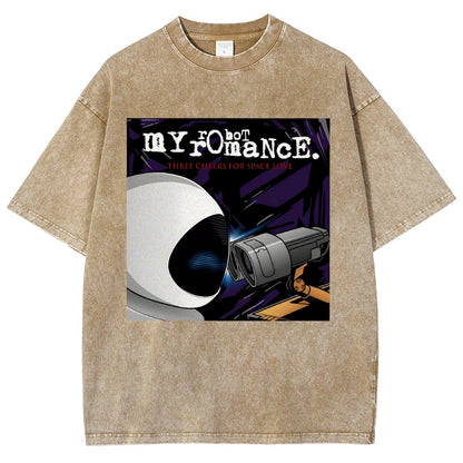 My Robot Romance Vintage Distressed T-shirt