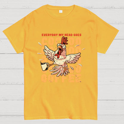 Cocoffee Funny Chicken Nerdy T-Shirt