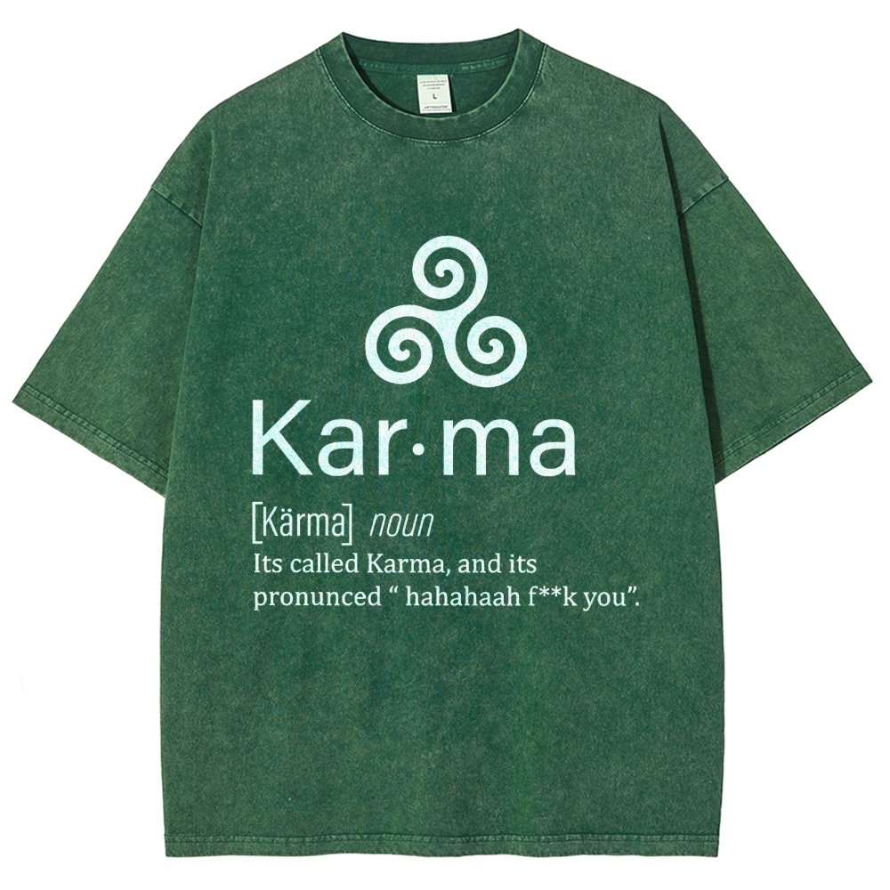 Karma definition Vintage Distressed T-shirt