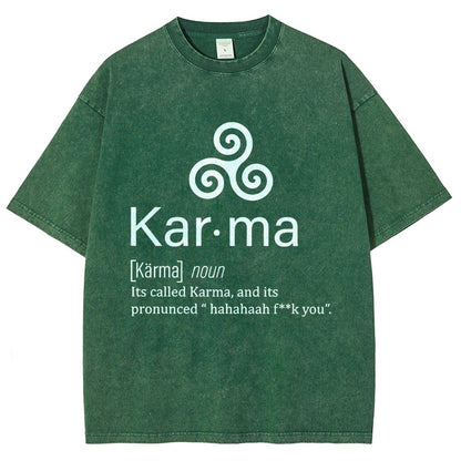 Karma definition Vintage Distressed T-shirt