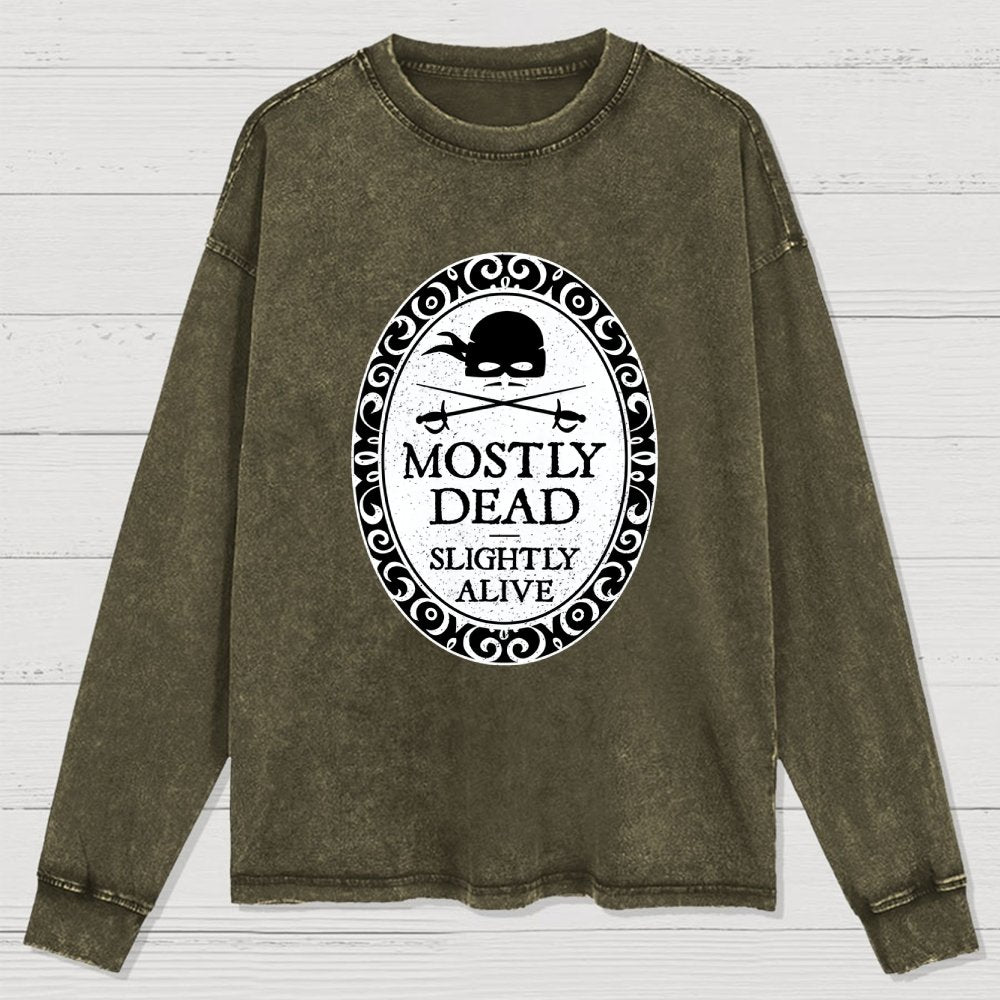 Mostly Dead Washed Long Sleeve Tee
