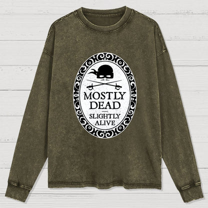 Mostly Dead Washed Long Sleeve Tee