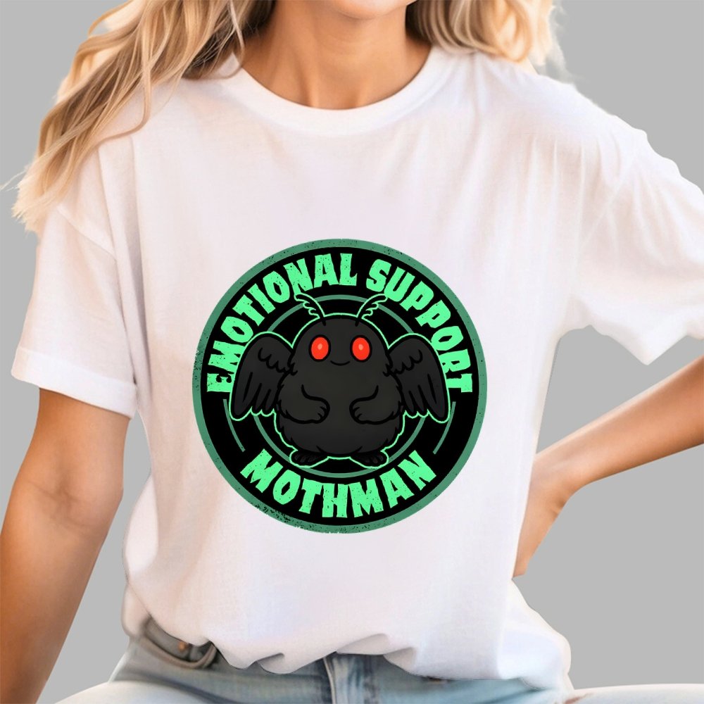 Emotional Support Mothman Geek T-Shirt