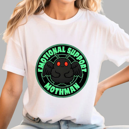 Emotional Support Mothman Geek T-Shirt