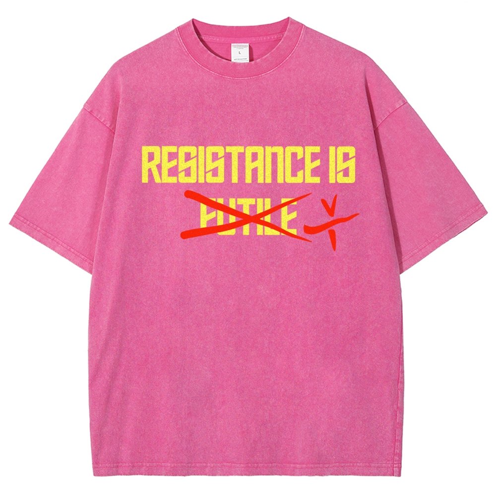 Resistance is futile Vintage Distressed T-shirt