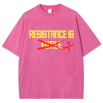 Resistance is futile Vintage Distressed T-shirt