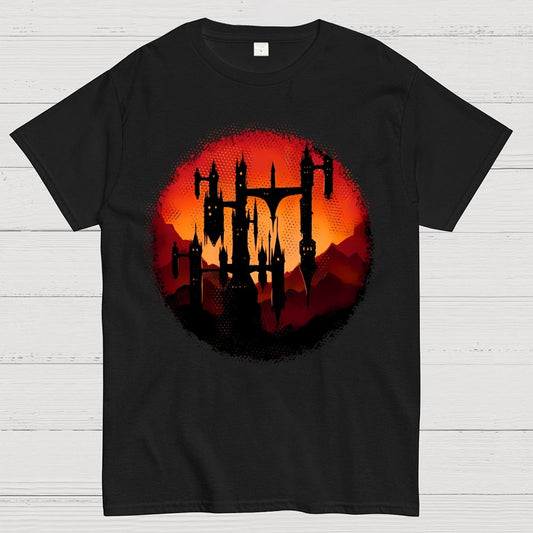 Castle Sunset Geek T-Shirt