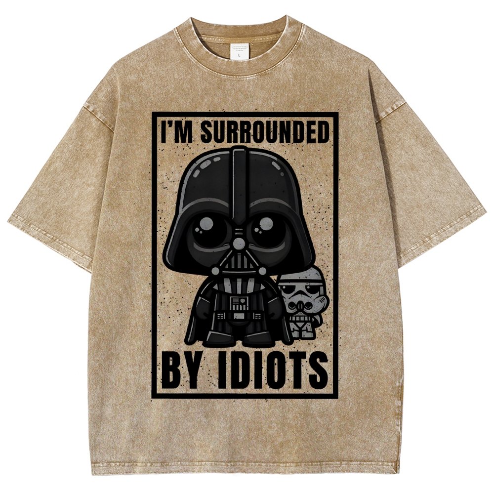 I'm surrounded by idiots Vintage Distressed T-shirt