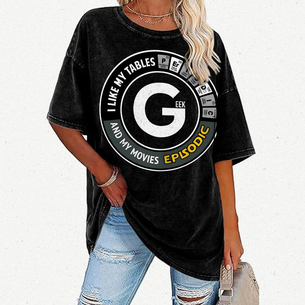 Nerdy and Proud Vintage Distressed T-shirt