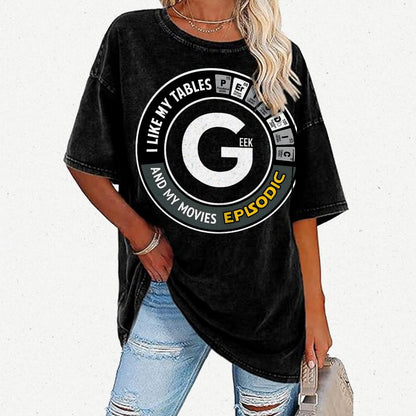Nerdy and Proud Vintage Distressed T-shirt