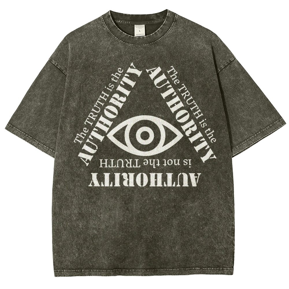 Truth Is The Authority Vintage Distressed T-shirt