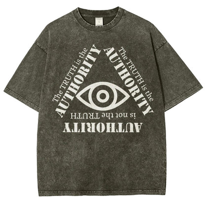 Truth Is The Authority Vintage Distressed T-shirt
