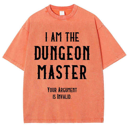 I am The Dungeon Master Nerd Vintage Distressed T-shirt