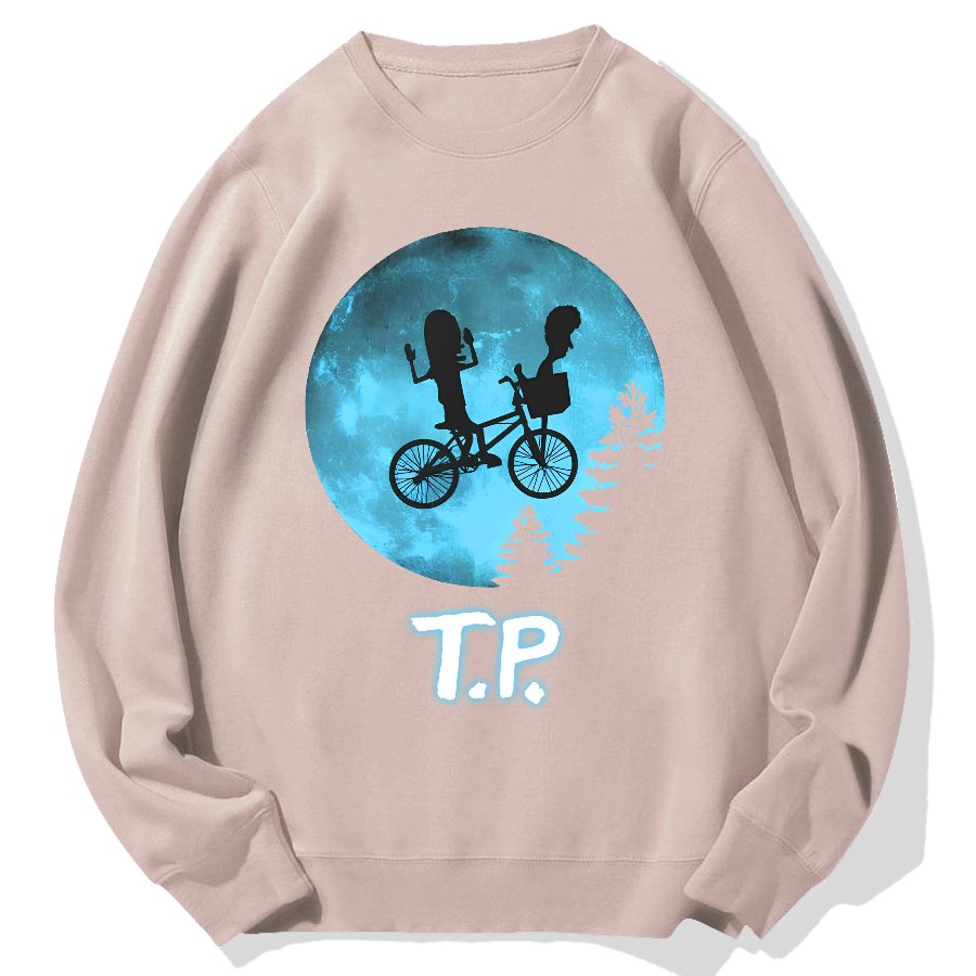 Funny Retro 80's Extraterrestrial Movie Parody 90's Geek Cotton Sweatshirt