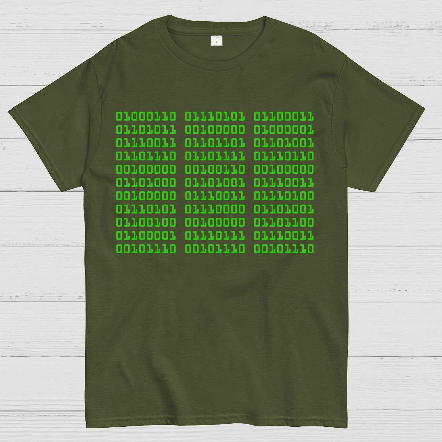 Binary Protest Geek T-Shirt