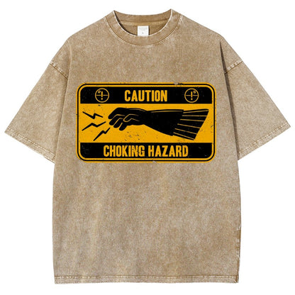 Choke Hazard Vintage Distressed T-shirt