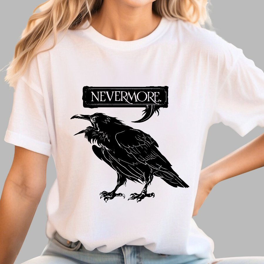 Nevermore Raven Geek T-Shirt