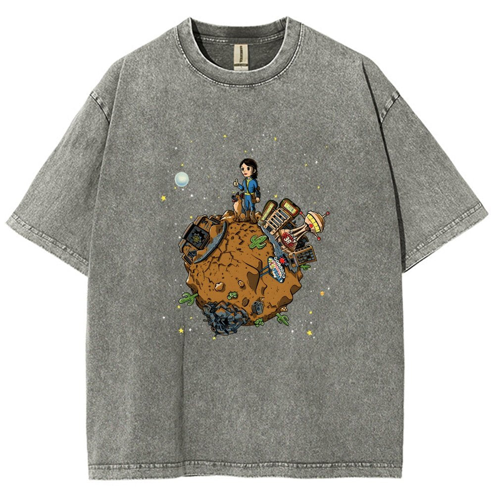 Le Okey Dokey Vintage Distressed T-shirt