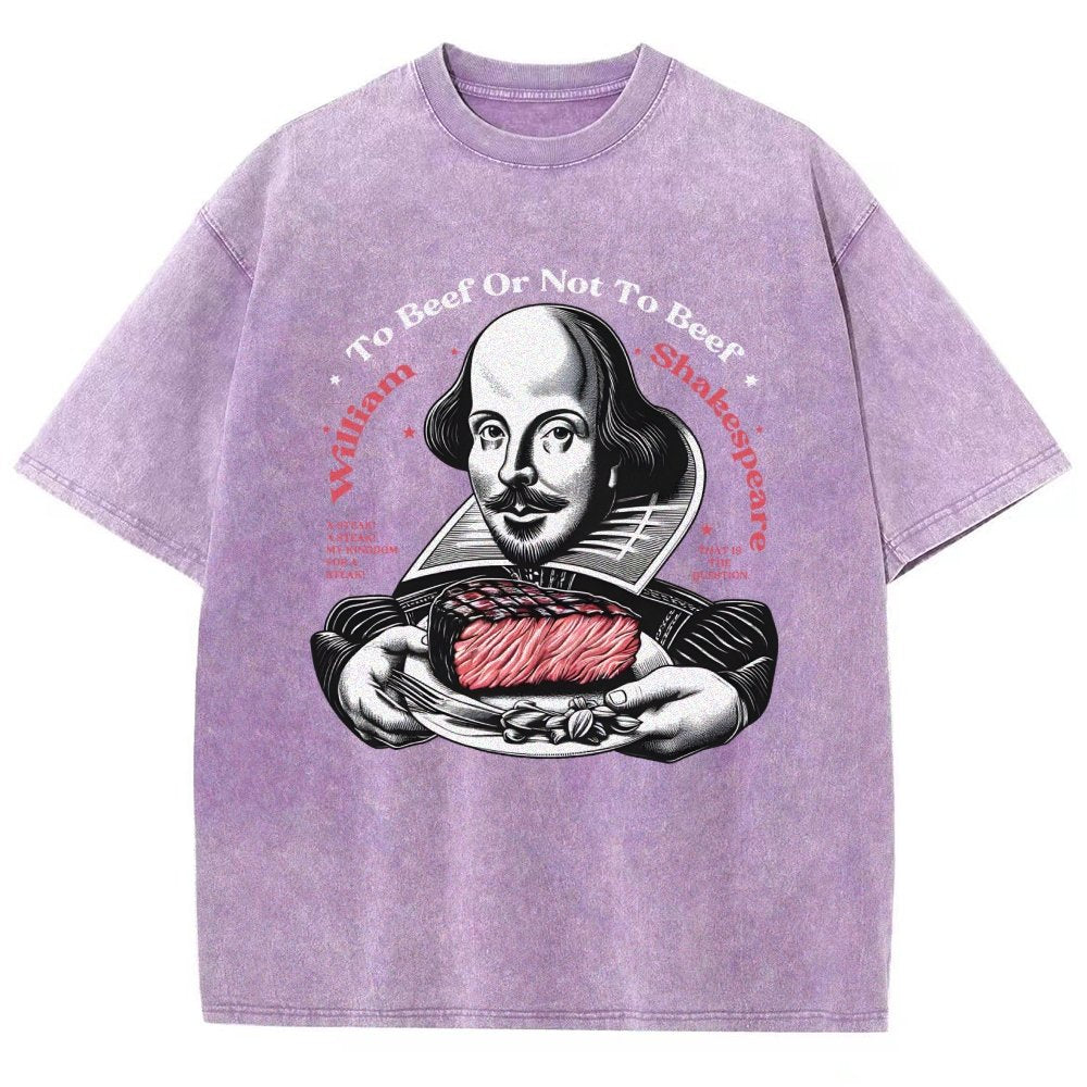 To Beef Or Not To Beef Vintage Distressed T-shirt