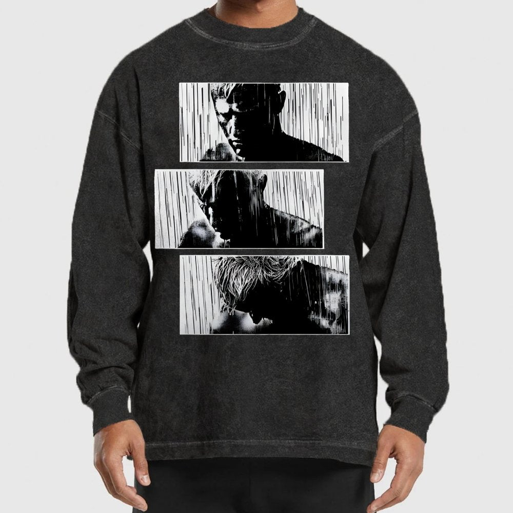 Tears In Rain Washed Long Sleeve Tee