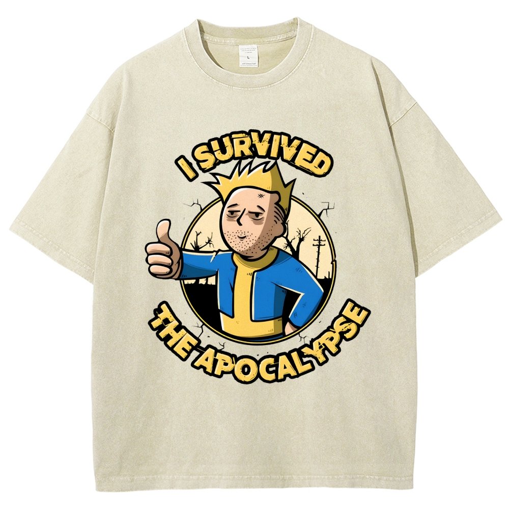 I Survived Vintage Distressed T-shirt