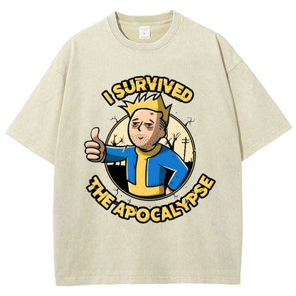 I Survived Vintage Distressed T-shirt
