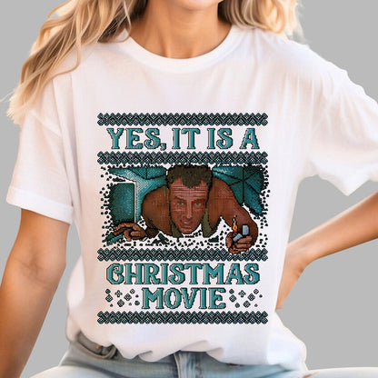 Gen-X Christmas Movie Geek T-Shirt